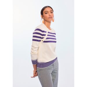 Jersey marinero con botones laterales de Lola Casademunt