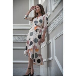 Vestido Elegant Lunares Volante de Káhyra